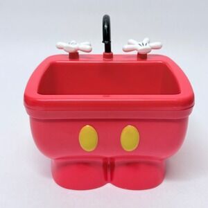 Disney Parks Mickey Mouse Kitchen Sink Ice Cream Sundae Souvenir Bowl  Plastic